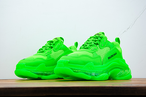 Triple S NEON GREEN CLEAR Sole 36-45-520bb5e1